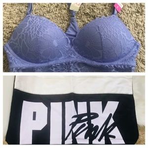 Bundle NWT PINK Bra & NWT PINK Bag